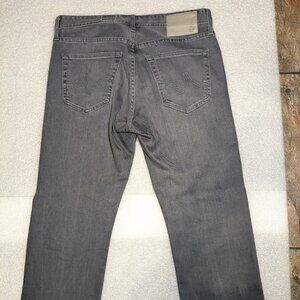 AG Adriano Goldschmied Grey Straight Leg Jeans 31 x 34 (actl inseam measures 29)